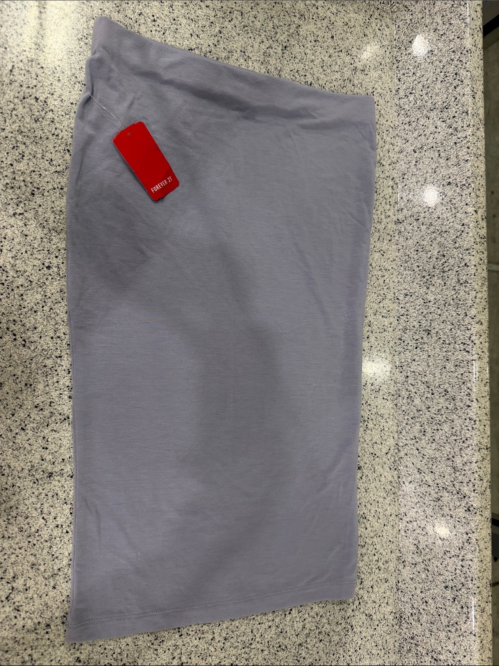 Forever 21 Lavender Gray Midi Pencil Skirt